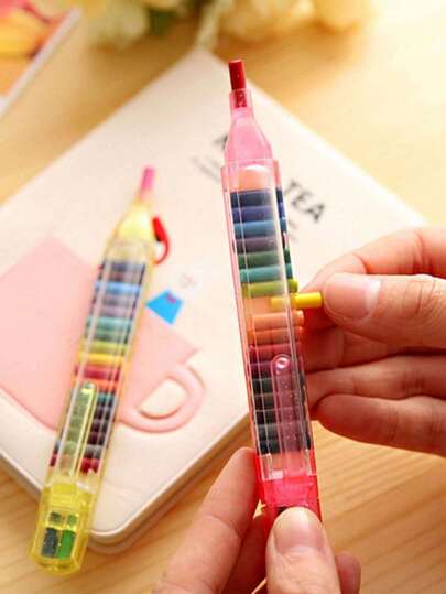 Conjunto de 2/4 piezas de 20 colores intercanbiables de crayones para pintar al óleo, set de crayones para dibujo de niños (color aleatorio) Set de pasteles al óleo, pasteles al óleo super suaves y ricos en color, crayones de cera suaves, crayones para pintar, arte y dibujo y colorear, serie de color Morandi Macaron especializada, apropiado para estudiantes de arte, colores iniciadores esenciales, útiles escolares de regreso a clases