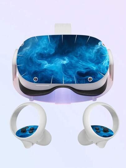 1 套 Oculus Quest 2 VR 耳机贴纸，游戏机装饰贴纸