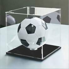 Basketball, Football, Rugby, Tennis And Other Collection Boxes - Transparent Acrylic Display Cabinet, Dustproof, Easy To Assemble, Providing Protective Display For All Collections