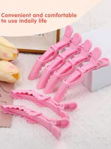 Hot Pink Alligator Hair Clips Set -Sectioning Clips For Professional Hair Styling And Salon Use.Ondder Alligator Hair Clips, 4.5 Inch Clips For Hair Sectioning, Hair Styling Accessories For Women Men , Multicolor.Alligator Hair Clips - Salon Pro Sectioning And Cutting Clips For Hairstyling.