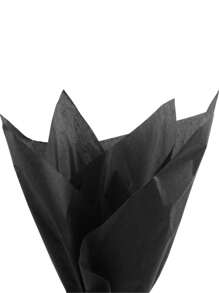 10/38张 50*60厘米 黑色雪梨纸礼品包装纸，婚礼礼品包装袋装饰纸，生日礼品包装用品雪梨纸，包装手工DIY材料，花束包装纸，鲜花包装纸，派对礼品包装，新娘送礼会婚礼礼品包装薄纸，万圣节节日装饰 - 黑色 - 查看 2