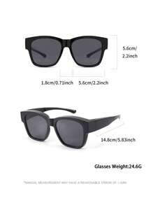 Fit-Over Glasses, Across Borders! Fashionable And Functional, Polarized For Teens, Suitable For Wearing Over Regular Glasses, Great For Outdoor Activities And Fashion Accessory - Multicolor - View 2