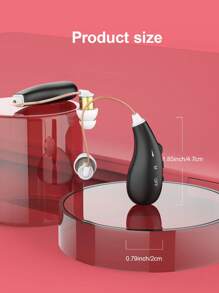 2pcs RIKYA Rechargeable Hearing Aid Headphones, USB Charging, Up To 36V, 30mAh Battery, Barrier-Free Communication. Skin/Black/White Is Available In Three Colors.