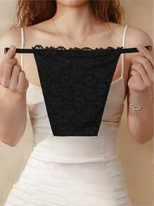 4pcs/3pcs/2pcs Contrast Color Lace Bras, Invisible Nipple Covers, Women Lingerie And Bra Accessories - A - View 11