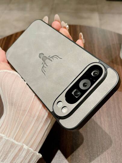 Deer 1pc Luxury Elegant Sheepskin, Comfortable And Silky Texture Drop-Proof Hard Case Compatible With Pixel 7/8/9, 7a/8a/9 Pro, 9 Pro XL Waterproof Shockproof Anti-Fall Scratch Resistant