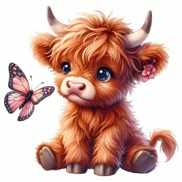 1pc/2pcs/3pcs/Melancholic Cow Clothing Patch Patch Cloth DIY A-Level Washable Adhesive Cloth Heat Transfer Printing Cloth Women's/Men's T-Shirt Backpack Pillow Decoration Badge Label Baseball Hat Backpack, Etc. Available