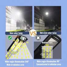 1pc Solar Powered, Motion Sensor + Remote Controlled Integrated Solar Outdoor Garden Path Light For Home Yard, Waterproof Wall Lamp