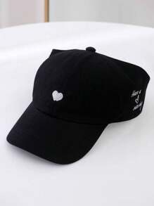 1pc Hat Spring And Summer Sun Ion Baseball Cap For Boys And Girls, Thin Style Open Top Hat With Ponytail Tie, Fashionable Love Baseball Cap Suitable For Daily Travel Outdoor Sports Hiking Suitable For Aged 5-10 - Baseball Cap - View 5
