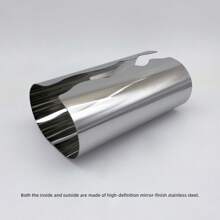 Simple Luxury Tissue Box Stainless Steel Living Room Desktop Tissue Holder Case Silver Plated Paper Storage Napkin Box - Silver - View 7