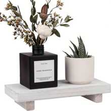 1 Stück Holz Seifenhalter, Waschbecken Ablage aus Holz, Schwammhalter und Seifenspender Regal, Parfüm & Kosmetik Organizer, Make-up Tablett, Wohndekoration, Badezimmer Zubehör, Heimtextilien