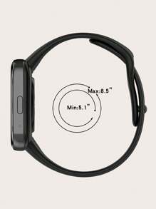 1 pieza Banda de reloj inteligente de silicona de estilo liso con liberación rápida compatible con Redmi Watch 3 Active
