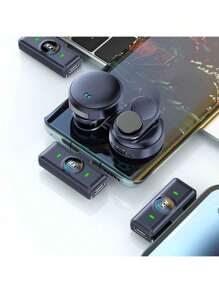 Professional Wireless Lavalier Microphone For Smartphone, Plug-And-Play Wireless Microphone With Digital Charging Case For Video/Audio Recording, Lapel Mic With Magnet For Interview/Vlog/Teaching - Hệ điều hành IOS - Xem 4