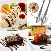 2/5pcs, Candy Dipping Tools Chocolate Dipping Fork Spoons Set Culinary Decorating Spoons Chef Art Pencil For Decorative Plates