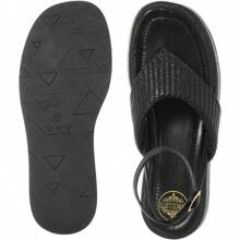 Women's Flatform Sandals Comfortable Flip Flops - Black - View 3