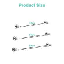 Youyijia Stainless Steel Towel Bar Towel Rack Bathroom Single Bar Towel Rack Wall Mounted Towel Rack For Bathroom Kitchen Vanity - Silver - View 2
