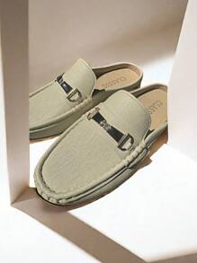 Women's Buckle Strap Flat Sandals, Versatile, Comfortable Beach Shoes, Casual Vacation Style, Fashionable Minimalist Leisure Shoes For Daily Wear