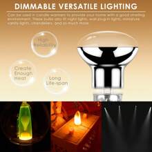 2X R39 E14 25W Lava Lamp Bulbs 240V, Small Edison Screw SES Reflector Spot Lava Lamp Bulbs Dimmable, SES Warm White 2600K Energy Saving R39 Spotlight Halogen Bulbs (Silver Base).