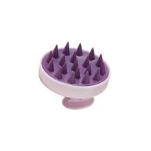 Silicone Scalp Massager And Shampoo Brush, ABS Handle, Plastic Bristles, For Regular Hair Type, Detangling Comb - Scalp Massage And Exfoliating Tool For Daily Use And Hair Care Home Bathroom Decor Summer