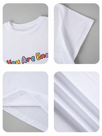 Oversize Loose T-Shirt, Dear Man Behind Me Bible Verse Shirt , Fashion Bible Verse Shirt, Fashion Christian Shirt, You're Enough, Jesus T-Shirt, Suitable For Casual Daily Wear, Party Gift Giving