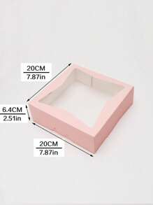 5pcs/10pcs/15pcs Valentine's Day Window Bread Boxes, Suitable For Macarons, Pastries, Chocolates, Cookies, Party, Birthday, Wedding - Paper - View 2