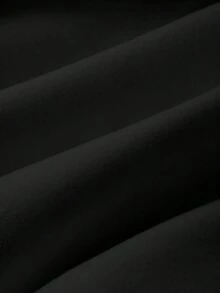 Women's Detachable Belted Coat With Faux Fur Trim For Warmth And Style In Autumn And Winter Fashion - Black - View 9