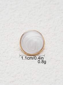 10 قطع/عبوة أزرار معدنية مدورة عالية الجودة بطلاء معدني مصقول بطريقة يدوية مرسومة، أزرار زخرفية متعددة الاستخدامات للقمصان والسترات والبدلات والفساتين والمعاطف والأحذية والقبعات والحقائب والأوشحة، إكسسوارات DIY