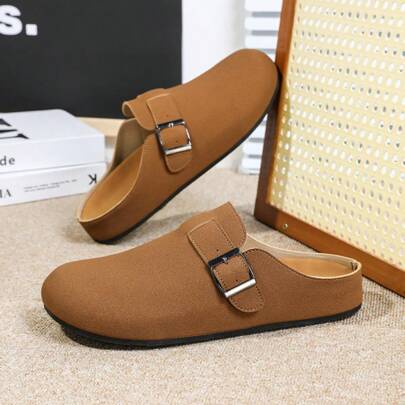 Men's Slippers, Convenient For Indoor And Outdoor Use In Summer, Slip-On Sandals (Run Small By One Size)