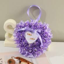 结婚戒指枕头，守护爱情的象征，承载永恒的誓言，为您的婚礼增添优雅和庄严，夏季生日礼物海滩返校学校用品房间装饰