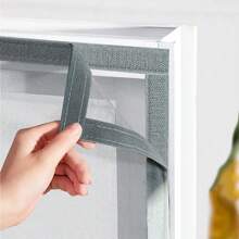 Gray Zipper Window Screen, Self-Adhesive Mosquito Net, Anti-Mosquito Window Screen, Nail-Free Installation Nano Window Mesh, Invisible Mosquito Net For Home, Dust-Proof Net