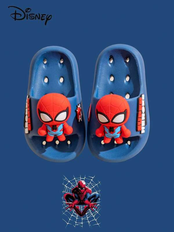 Disney Disney Cozy Hero Slippers - Sticky, Non-Slip Soles For Little ! Super Cozy Pajamas For Pa Night And Super Hero Day! Glow-In-The-Dark Fun For Little Avengers!