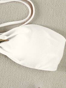 Bikini da donna sexy con spalle scoperte, collo alto e stelle marine