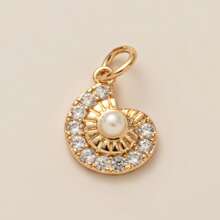 1PC Lucky Biscuit With Opening And Closing, Flower Love, Eight Pointed Star, Sun DIY Handmade Pendant, Women's Gift, Gold Plated