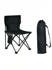 Outdoor Camping Folding Chair, Travel Rest Chair, Art Sketching Chair, Seaside Picnic Leisure Chair, Beach Fishing Stool, Suitable For Outdoor, Travel Supplies Graduation Bag For School School Accessories School Stuff - Multicolor - View 1