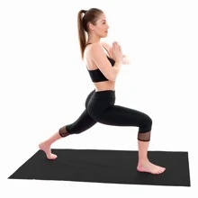 CARDIO BEAT Tapete de Yoga TPE Antideslizante Ligero y Portátil Tamaño de 159 cm x 60 cm x 5mm, Material de yoga de Alta Densidad y Resiliencia, Esterilla Enrollable y Cómoda. Ideal Para Pilates, Ejercicio en Casa, Fitness, Cardio, Entrenamiento.