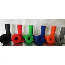 Motorcycle Accessories Solid Color Soft Rubber Anti-Slip Handlebar Grip - one-size - View 6