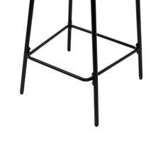 2-Piece Hand Woven Paper Rope Bar Stool Bohemian Round Kitchen Restaurant Bar Chair - Bộ A-2 món (màu trắng kem) - Xem 10