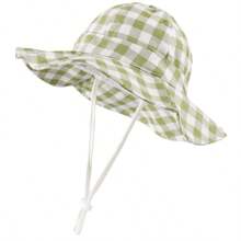 婴儿太阳帽 防晒帽 男童女童宝宝宽边婴儿渔夫帽 幼儿沙滩帽