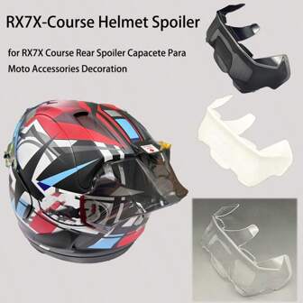 RX7X-Course头盔扰流板，RX7X Course专用后扰流板，摩托车装饰配件