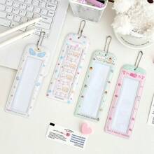 相片卡夹，PVC相片卡夹形透明卡套学生校园卡访问袋，学校用品，返校 - 彩色 - 查看 6