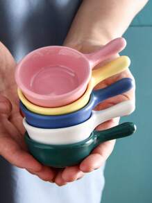 4 platos cerámicos para especias para uso doméstico, cocina y restaurante, ideales para sal, azúcar, especias, chile en polvo, apropiados para uso al aire libre, bodas, fiestas, regalos, cumpleaños y útiles escolares