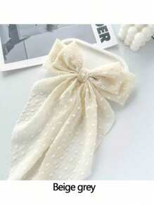 1/2 件蝴蝶结装饰窗帘绑带，大蝴蝶结发夹，丝缎发夹超大 - 彩色 - 查看 7