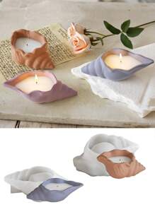 1 件海螺储藏罐硅胶模具，海螺蜡烛杯，适用于家居装饰、房间装饰、婚礼装饰、手工香薰蜡烛罐模具、DIY 多肉植物杯环氧树脂石膏模具、女性礼物、礼物、最佳朋友礼物、DIY 礼物 - Whelk - 查看 1