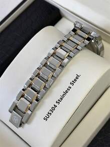 Pablo Raez 1 件女士手表 18K 金夏季配饰珠宝女士手表奢华正装手表不锈钢手链 IPG 金色 IPS 银色表壳优雅全新设计复古石英表 - 均碼 - 查看 12