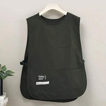 1개 조절 가능한 앞치마 - 내구성이 뛰어난 폴리에스터, 이발사 앞치마, 이발사 샴푸 앞치마 조끼, 이발, 요리, 네일 및 주방용 다중 포켓이 있는 주방 턱받이, 개학, 여행 휴가 필수품, 여성용 헤어 액세서리, 슬릭 백 브러시, 이발사 액세서리, 헤어 드라이어, 머리, 이발사, 헤어 도구, 헤어 제품, 헤어 드라이어, 머리, 헤어 브러시, 이발사, 이발사 액세서리, 미용 장비, 헤어스타일, 미용, 머리, 헤어 제품, 헤어 도구, 헤어 용품, 이발사, 이발사 액세서리, 이발소, 미용 장비