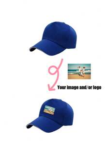 1PC Street Men's And Women's Custom Baseball Caps, Customizable Names, Personalized Baseball Cap Text, Custom Baseball Caps, Custom Valentine's Day Gifts, Unisex Baseball Caps, Sun Shading Travel Custom Baseball Caps