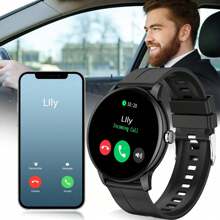 SIMSONLAB Smart Watch, Wireless Calling /Dial, Various APP Reminders,Suitable For Men And Women, Sports Watches, Custom Wallpaper,Compatible With Iphone/Andriod