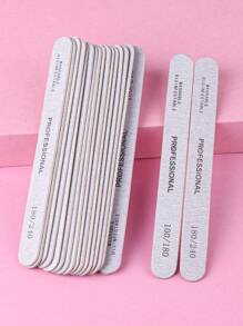50/20/10/5/1pc 專業級指甲銼刀組，個性化美甲修復工具，指甲護理工具組，木製砂紙磨甲銼，雙面拋光銼，適用於自然指甲，也適用於足部、手部和指甲護理 - 彩色 - 查看 3