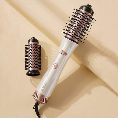  CRASTS Auto Hair Brush, Turn Left & Right Hair Styling,Hair Dryer,Multifunction For Hair Curler & Straightener,Quick Dry Low Noise,With2 Attachments3 Settings For Wind And Home& Salon Use,Hair Care Gift