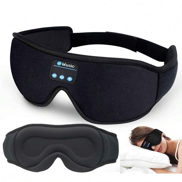 HITOZON Sleep Headphones Wireless,Sleep Earbuds,3D Sleep Eye Mask Wireless Headphones With Ultra-Thin HD Stereo Speakers, Unisex, Perfect For Sleeping,Workout,Jogging,Yoga,Insomnia, Air Travel, Meditation