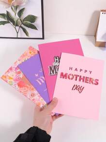 1 Creative Paper Sculpture Mother's Day Card, 3D Floral And Butterfly Pattern, Suitable For Mother's Day, Mother's Birthday, Anniversary Gift, Can Write Words To Express Love For Mother, Very Suitable For Mother's Day Gift For Mother - Multicolor - View 11